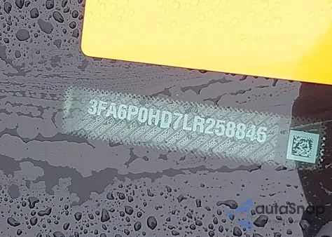 2020 Ford Fusion Se z USA, uszkodzony, nr VIN 3FA6P0HD7LR258846